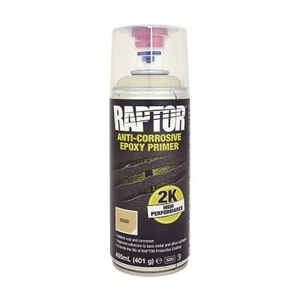 RAPTOR 2K ANTI-CORROSIVE EPOXY PRIMER SPRAY CAN 400ML